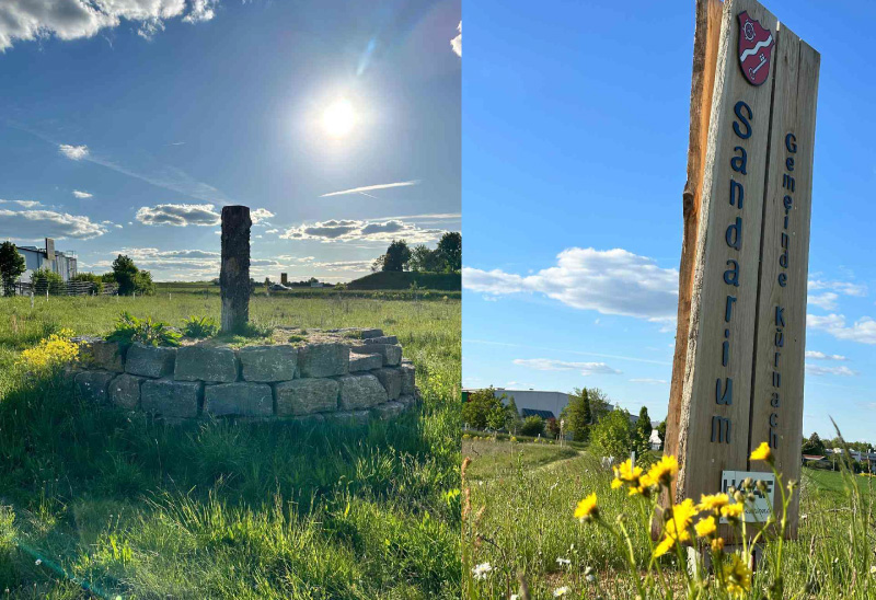 Sandarium bei HAAF: Ein Zuhause für Wildbienen und andere Nützlinge