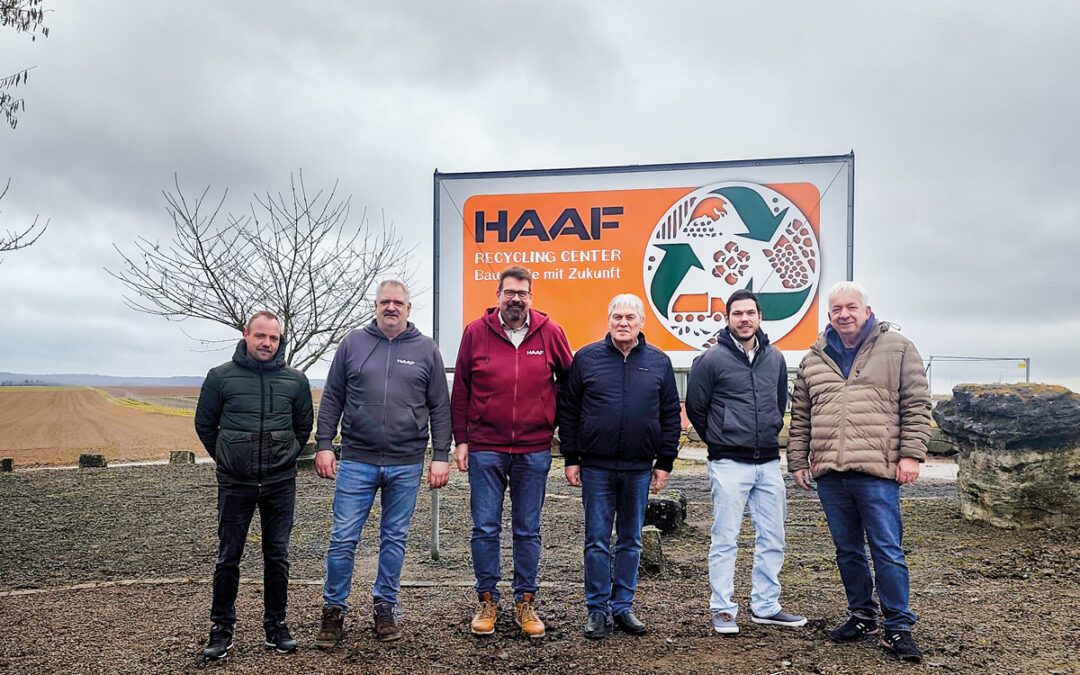 Firmenerweiterung – HAAF RecyclingCenter Bergtheim