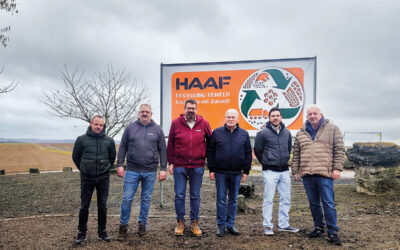 Firmenerweiterung – HAAF RecyclingCenter Bergtheim