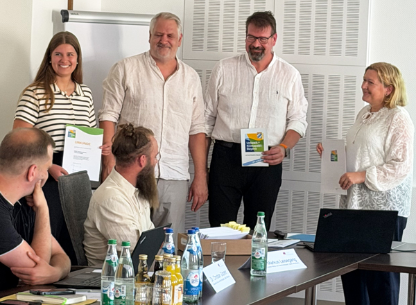 Präsentation zur Auszeichnung von HAAF im Umwelt- und Klimapakt Bayern
