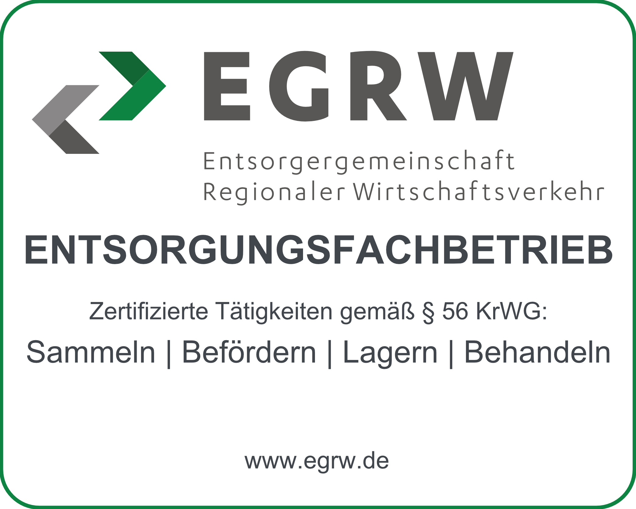 EGRW Entsorgungsfachbetrieb